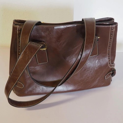 David jones leder handtasche - leder,