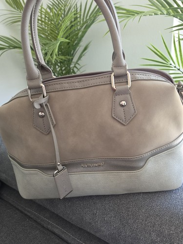 Handtasche creme beige grau - _,