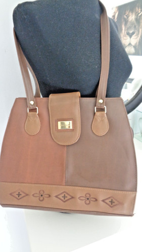 Damen handtasche braun david - handtasche,